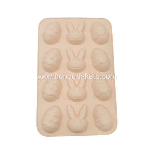 Easter Egg and Bunny Silicone Cake Mould